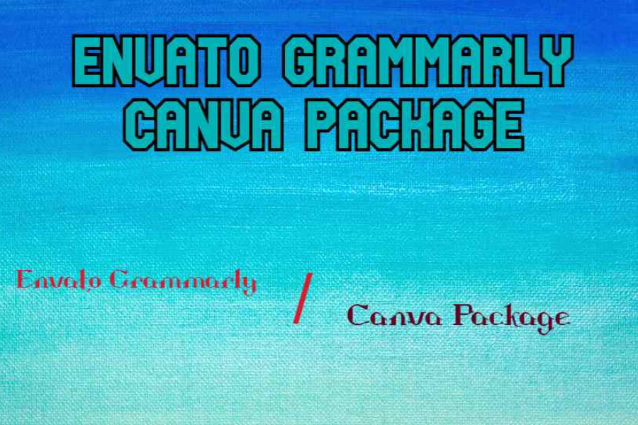 envato grammarly canva package